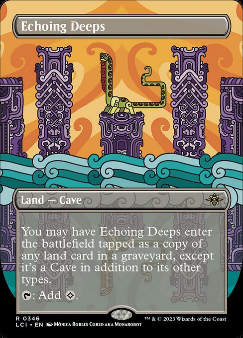 [Foil] LCI 346 Echoing Deeps (0346 - Borderless) R