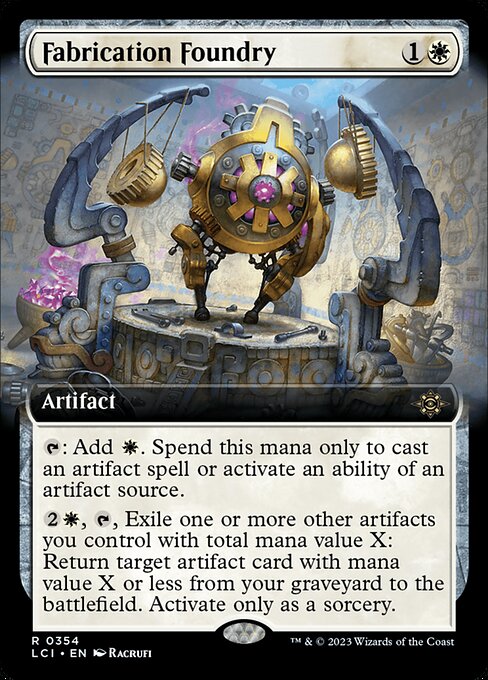 [Foil] LCI 354 Fabrication Foundry (0354 - Extended Art) R