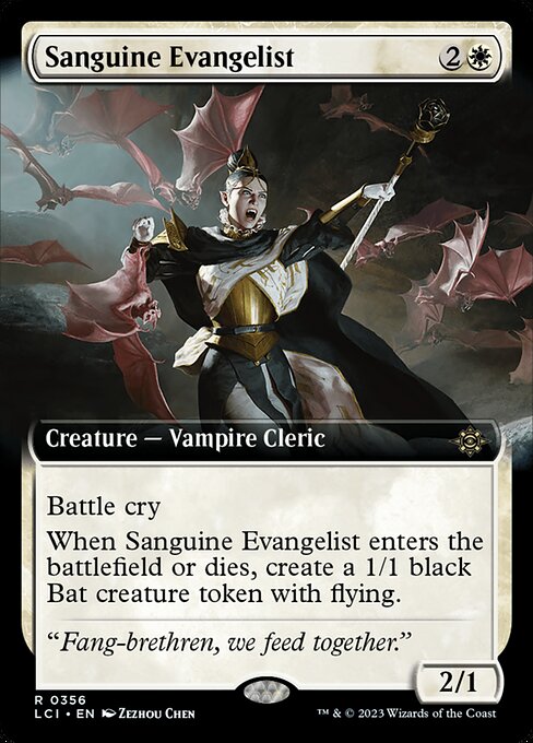 LCI 356 Sanguine Evangelist (0356 - Extended Art) R