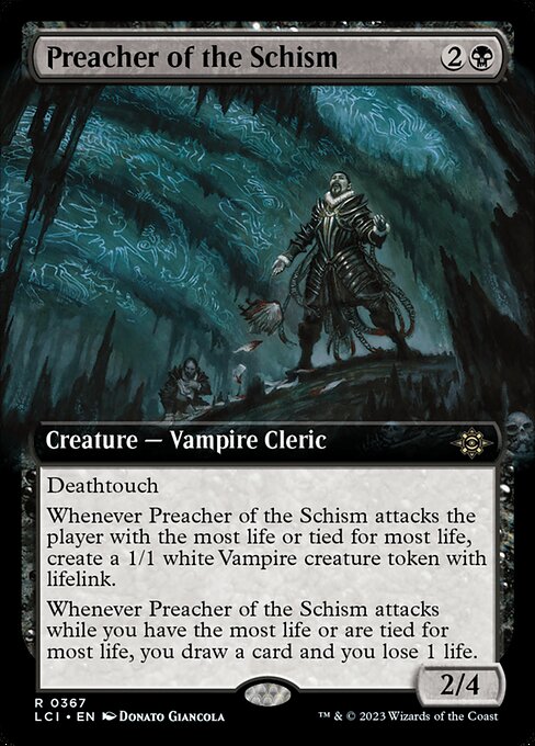 [Foil] LCI 367 Preacher of the Schism (0367 - Extended Art) R