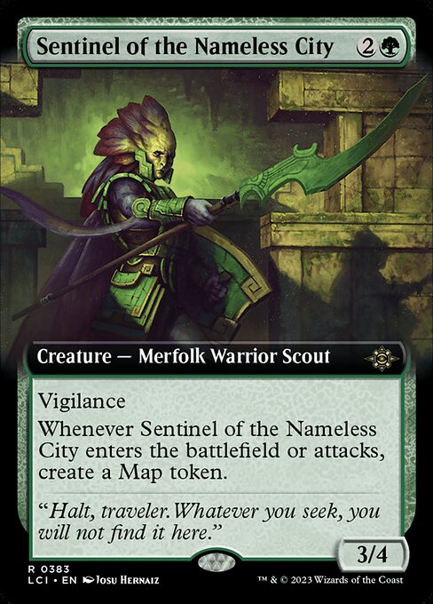 LCI 383 Sentinel of the Nameless City (0383 - Extended Art) R