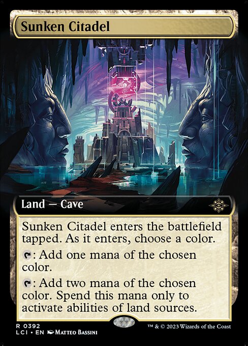 [Foil] LCI 392 Sunken Citadel (0392 - Extended Art) R
