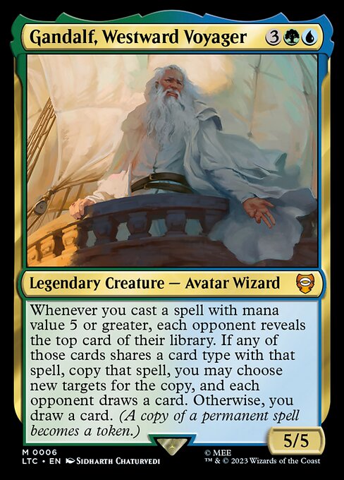[Foil] LTC 006 Gandalf, Westward Voyager M