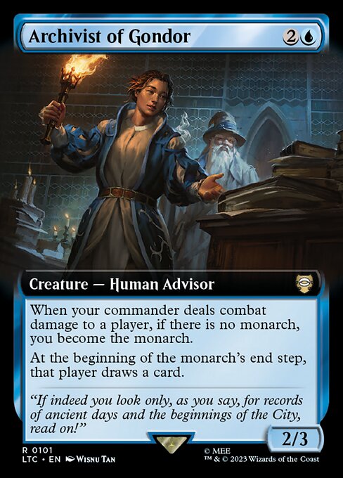 LTC 101 Archivist of Gondor (Extended Art) R