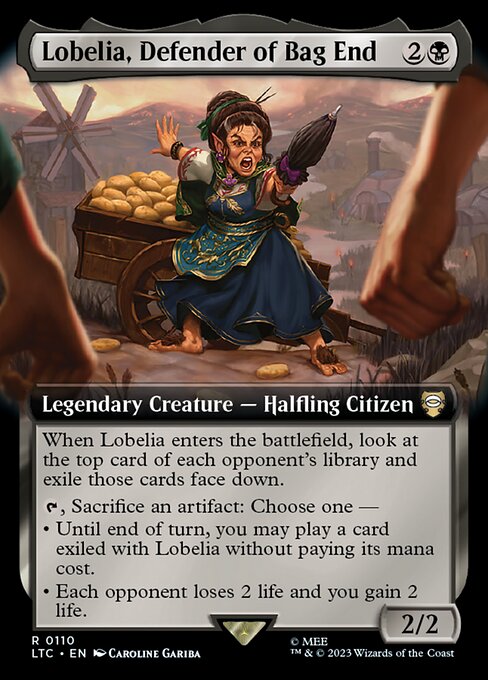 LTC 110 Lobelia, Defender of Bag End (Extended Art) R