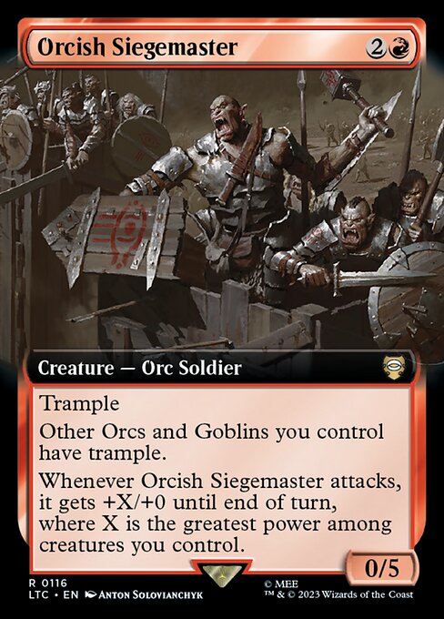 LTC 116 Orcish Siegemaster (Extended Art) R