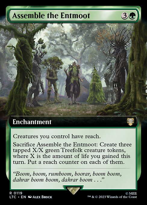 LTC 119 Assemble the Entmoot (Extended Art) R