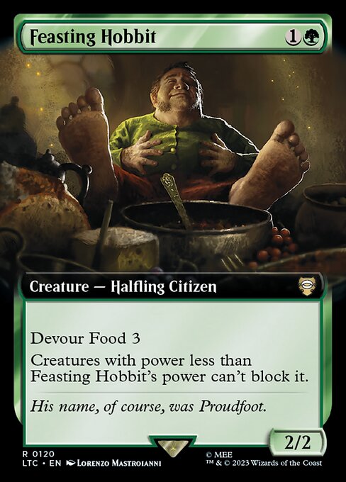 LTC 120 Feasting Hobbit (Extended Art) R