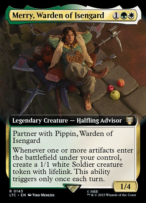 LTC 143 Merry, Warden of Isengard (Extended Art) R