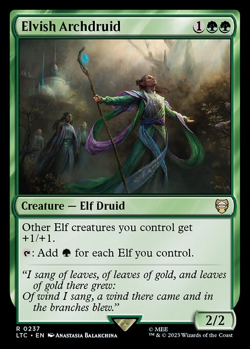 LTC 237 Elvish Archdruid R