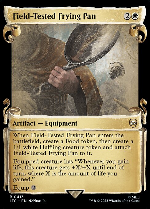 [Foil] LTC 413 Field-Tested Frying Pan (0413 - Scroll Showcase - Silver Foil) R