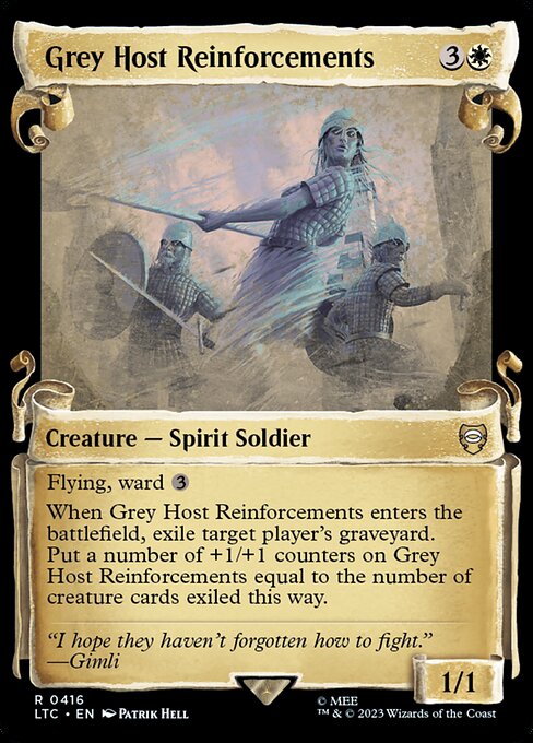 [Foil] LTC 416 Grey Host Reinforcements (0416 - Scroll Showcase - Silver Foil) R