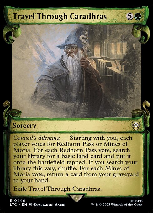 LTC 446 Travel Through Caradhras (0446 - Scroll Showcase) R