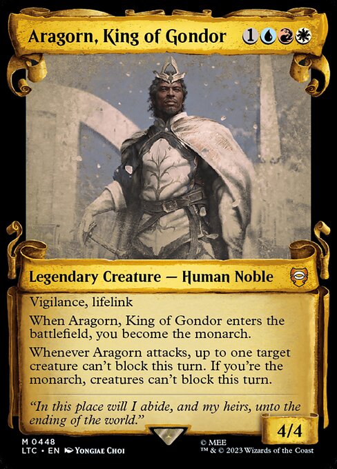 LTC 448 Aragorn, King of Gondor (0448 - Scroll Showcase) M