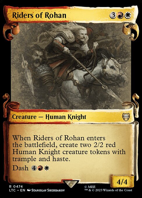 [Foil] LTC 474 Riders of Rohan (0474 - Scroll Showcase - Silver Foil) R