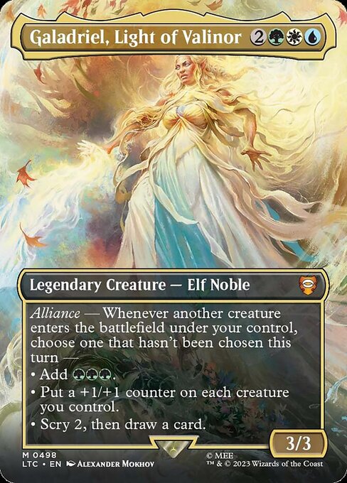 LTC 498 Galadriel, Light of Valinor (0498 - Borderless) M