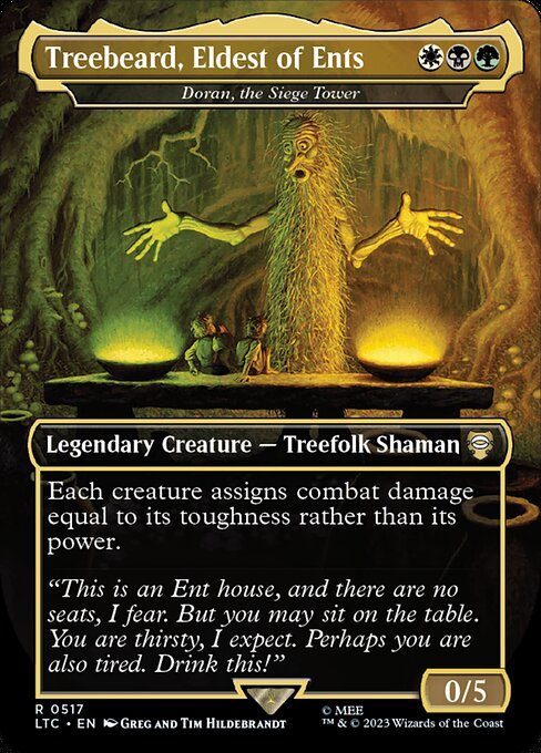 LTC 517 Doran, the Siege Tower (0517 - Treebeard, Eldest of Ents - Borderless) R