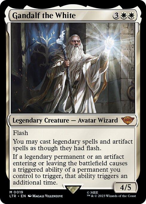 [Foil] LTR 019 Gandalf the White M