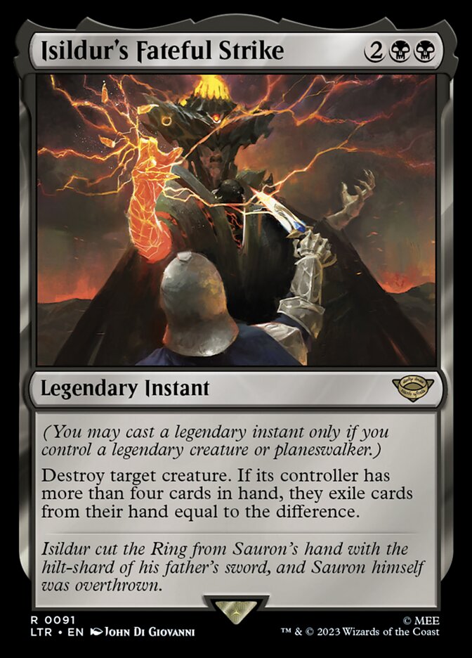 LTR 091 Isildur's Fateful Strike R