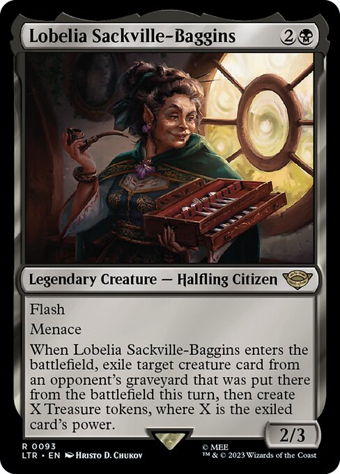 [Foil] LTR 093 Lobelia Sackville-Baggins R