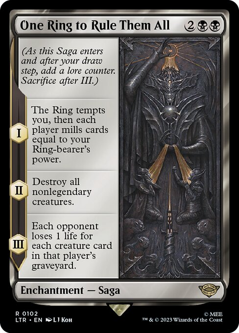 [Foil] LTR 102 One Ring to Rule Them All R
