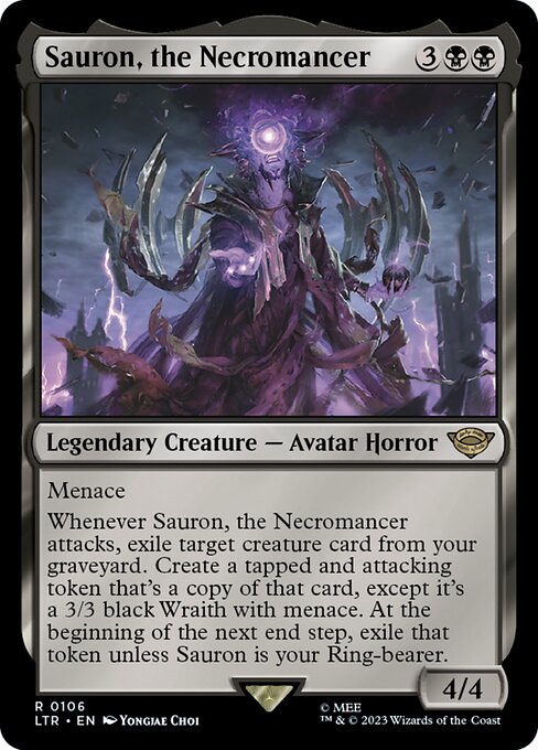 [Foil] LTR 106 Sauron, the Necromancer R