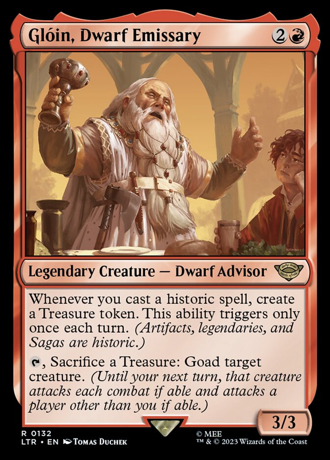 LTR 132 Gloin, Dwarf Emissary R