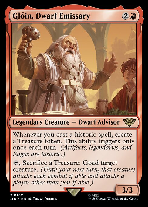 [Foil] LTR 132 Gloin, Dwarf Emissary R
