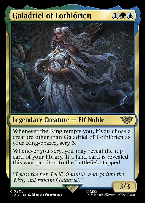 LTR 206 Galadriel of Lothlorien R
