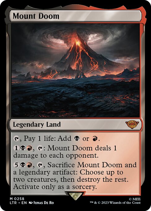 [Foil] LTR 258 Mount Doom M