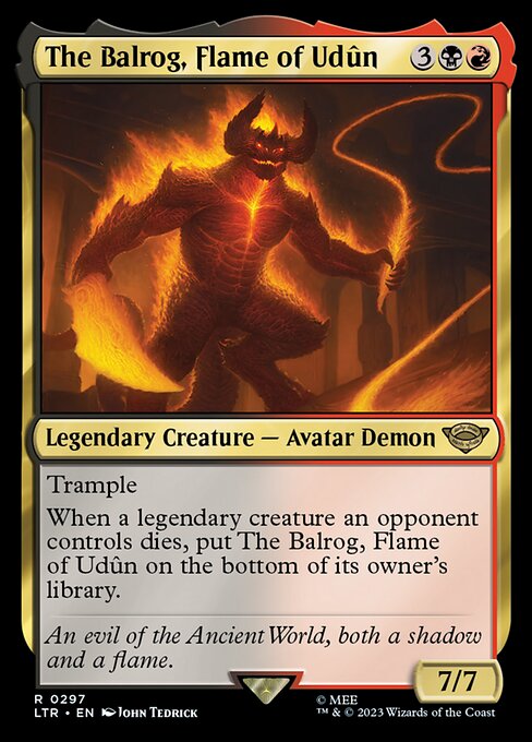LTR 297 The Balrog, Flame of Udun R