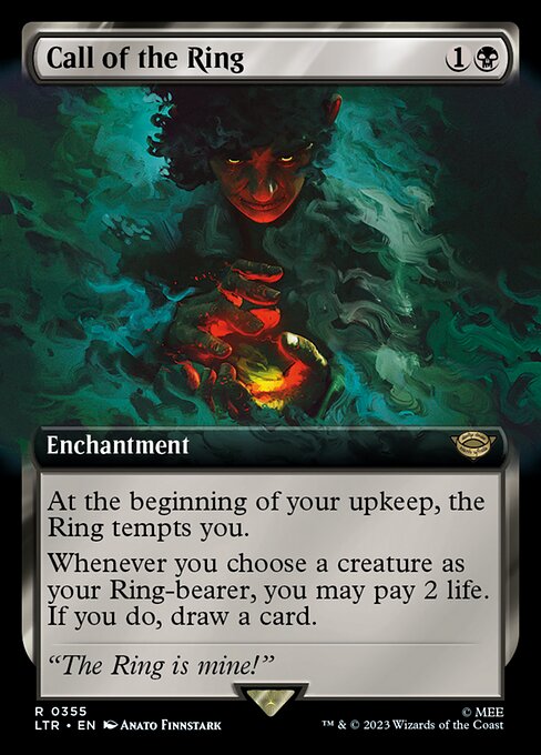 [Foil] LTR 355 Call of the Ring (0355 - Extended Art) R