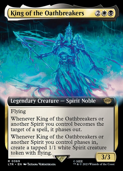 [Foil] LTR 369 King of the Oathbreakers (0369 - Extended Art) R