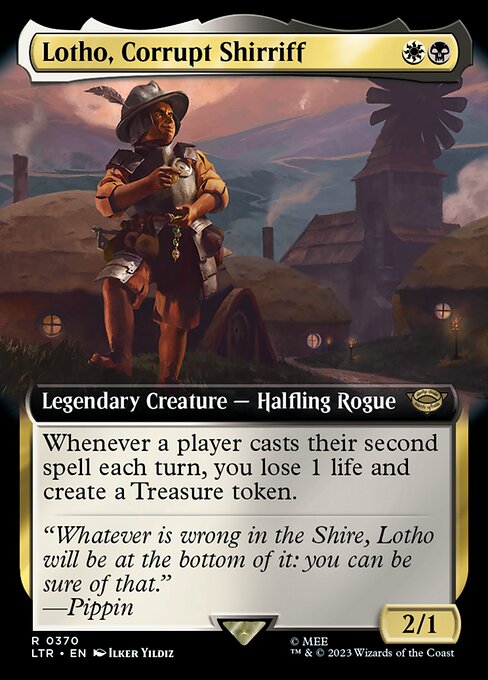 [Foil] LTR 370 Lotho, Corrupt Shirriff (0370 - Extended Art) R