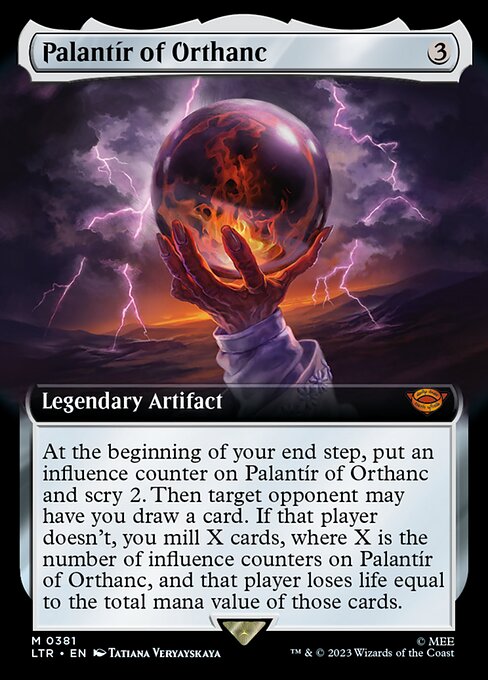 [Foil] LTR 381 Palantir of Orthanc (0381 - Extended Art) M