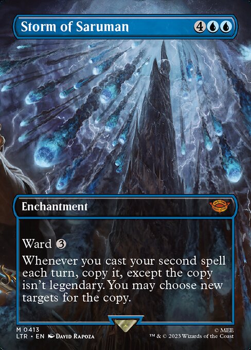 [Foil] LTR 413 Storm of Saruman (Borderless) M