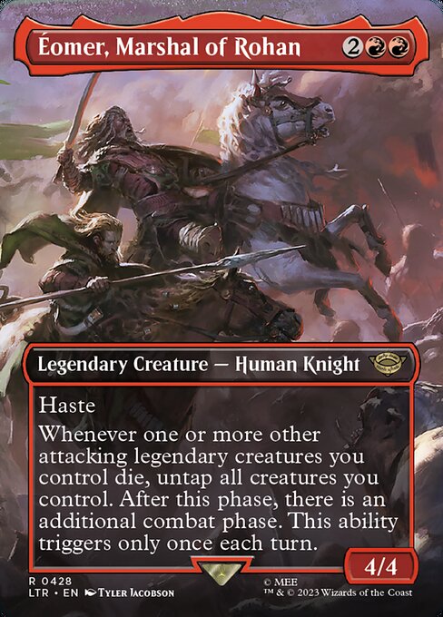 [Foil] LTR 428 Eomer, Marshal of Rohan (Borderless) R