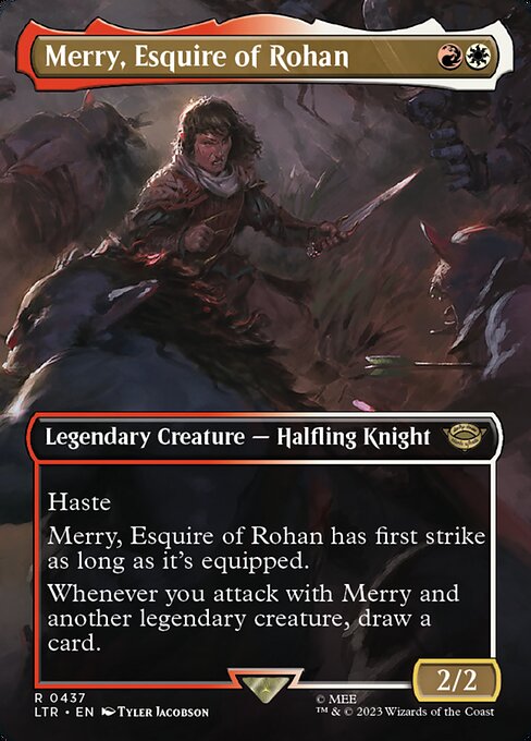 [Foil] LTR 437 Merry, Esquire of Rohan (Borderless) R