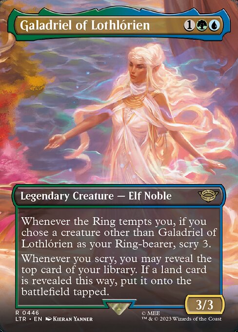 [Foil] LTR 446 Galadriel of Lothlorien (Borderless) R