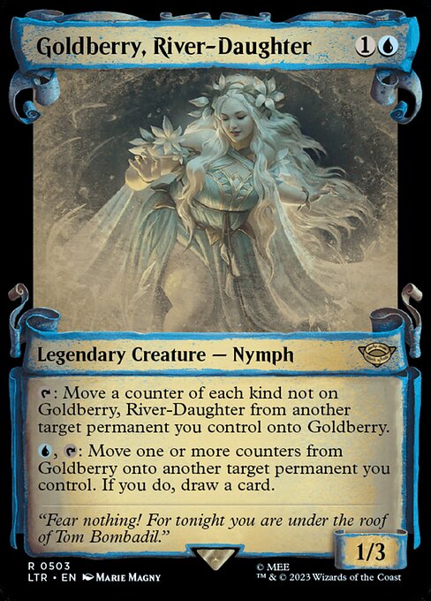[Foil] LTR 503 Goldberry, River-Daughter (0503 - Scroll Showcase - Silver Foil) R