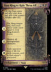 [Foil] LTR 553 One Ring to Rule Them All (0553 - Scroll Showcase - Silver Foil) R