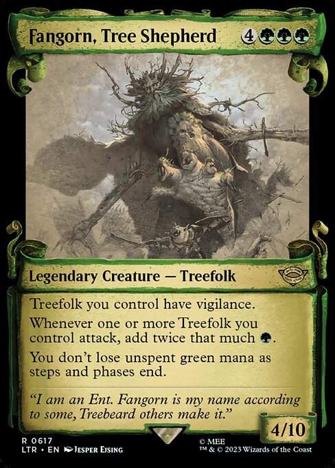 [Foil] LTR 617 Fangorn, Tree Shepherd (0617 - Scroll Showcase - Silver Foil) R