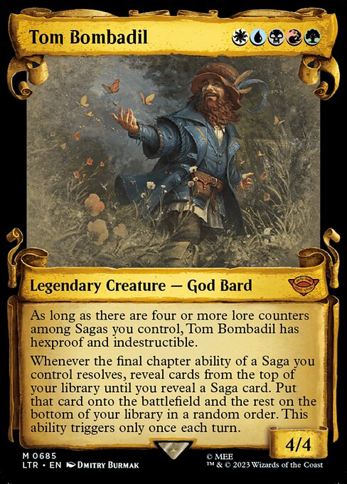 [Foil] LTR 685 Tom Bombadil (0685 - Scroll Showcase - Silver Foil) M