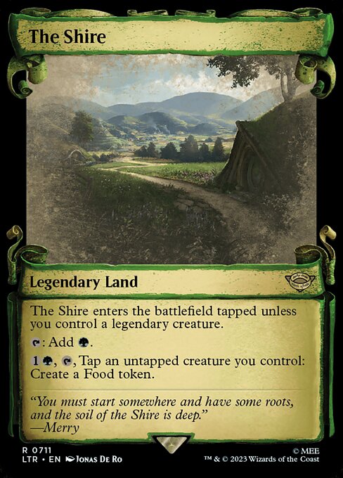 [Foil] LTR 711 The Shire (0711 - Scroll Showcase - Silver Foil) R