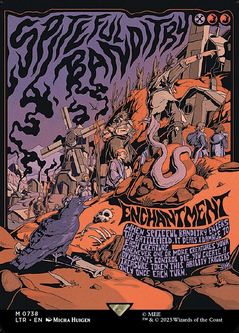 LTR 738 Spiteful Banditry (0738 - Borderless Poster) M