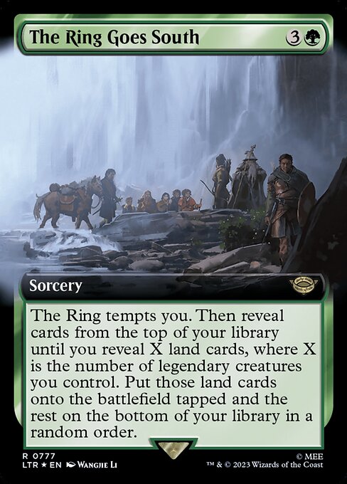 [Surge Foil] LTR 777 The Ring Goes South (0777 - Extended Art - Surge Foil) R