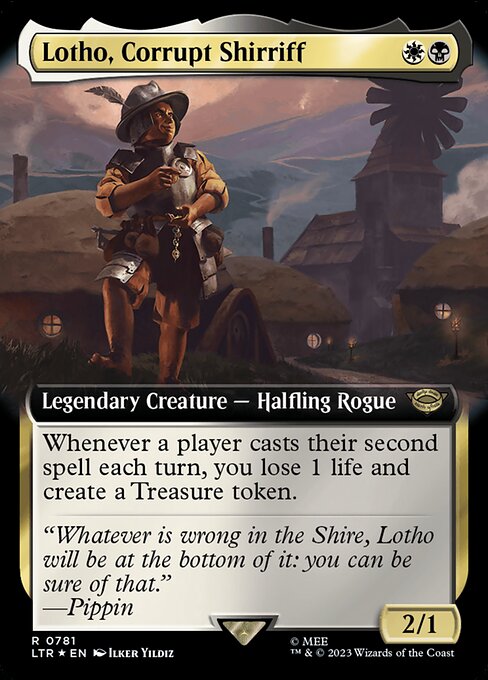 [Surge Foil] LTR 781 Lotho, Corrupt Shirriff (0781 - Extended Art Surge Foil) R