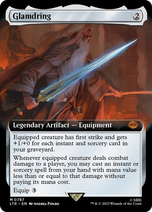[Foil] LTR 787 Glamdring (0787 - Extended Art - Surge Foil) M