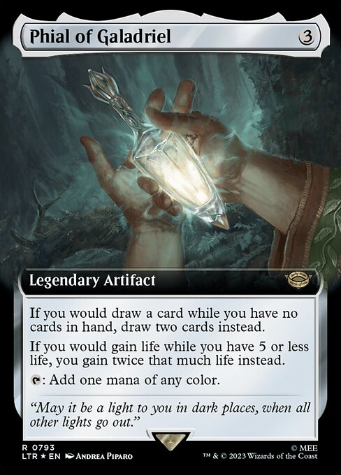 [Surge Foil] LTR 793 Phial of Galadriel (0793 - Extended Art Surge Foil) R