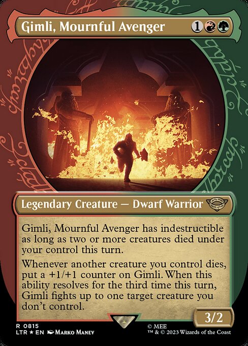 [Surge Foil] LTR 815 Gimli, Mournful Avenger (0815 - Showcase - Surge Foil) R